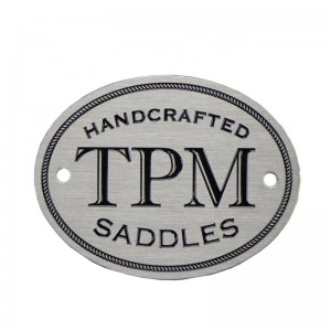 Yongfu Hardware Placa de identificación en blanco de latón de color